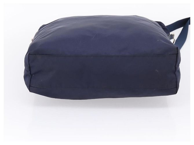 PRADA Tote Bag Nylon 2way Navy Silver - Ansicht 5