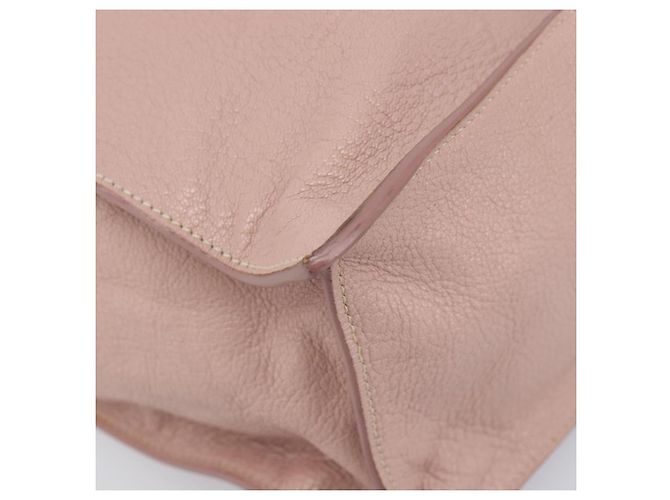 Miu Miu Tote Bag Leather Pink Silver - vista 15