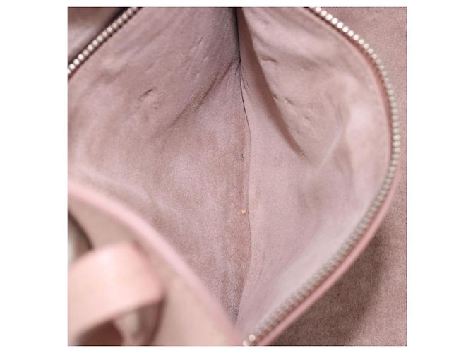Miu Miu Tote Bag Leather Pink Silver - vista 24