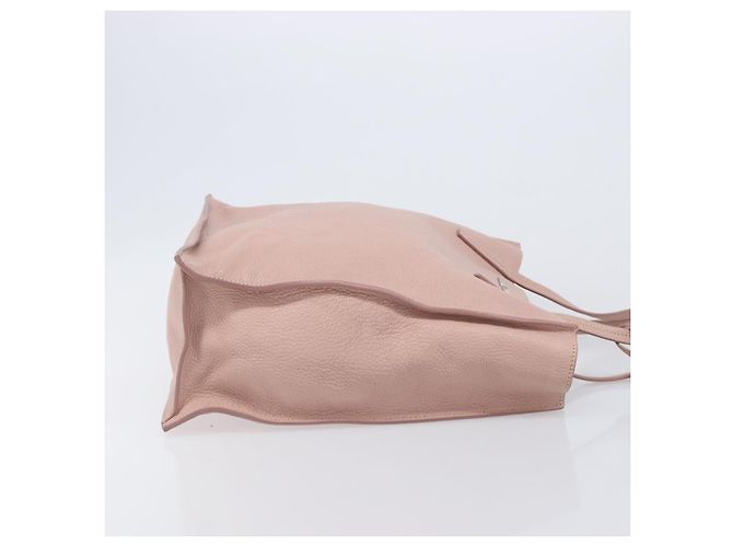Miu Miu Tote Bag Leather Pink Silver - vista 3