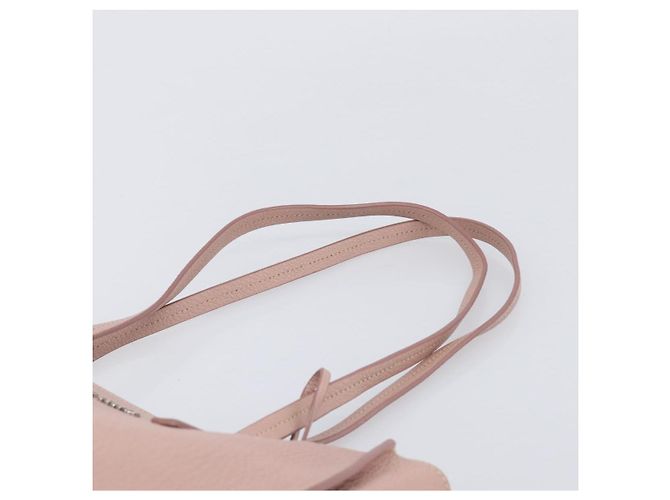 Miu Miu Tote Bag Leather Pink Silver - vista 8