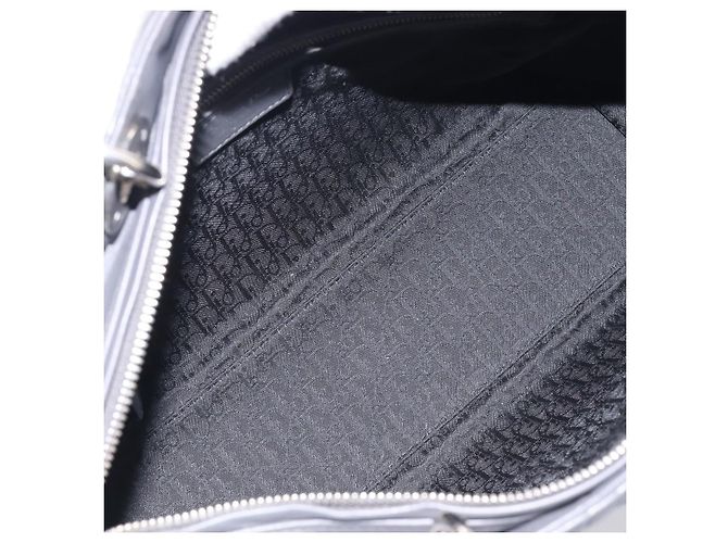 Christian Dior Lamb Skin Canage Lady Dior Hand Bag 2way Gray - vista 21