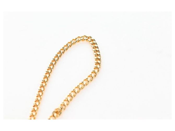 CHANEL Matelasse Chain Shoulder Pouch Cotton Red Gold CC - vista 14
