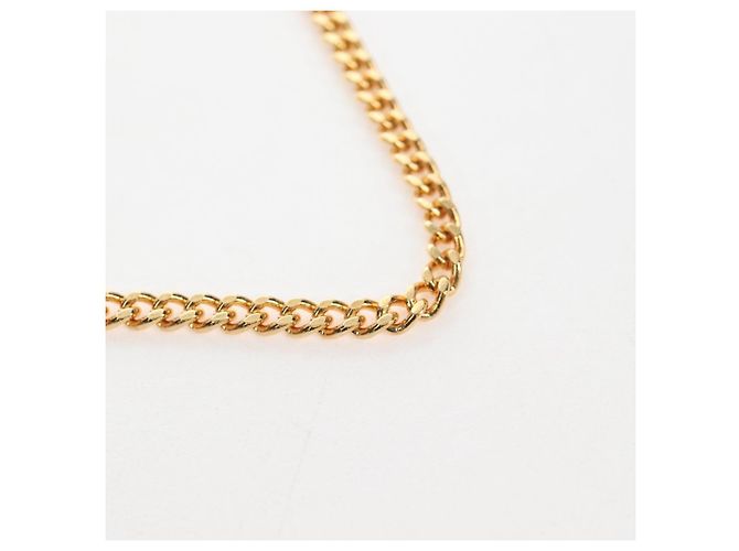 CHANEL Matelasse Chain Shoulder Pouch Cotton Red Gold CC - vista 8