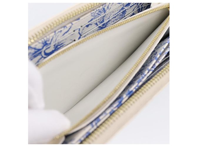 LOUIS VUITTON Monogram Tiles Zippy Wallet Long Wallet Blue M83624 - vista 11