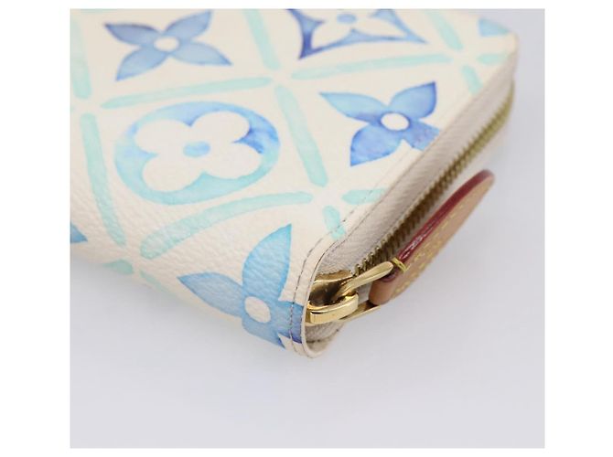 LOUIS VUITTON Monogram Tiles Zippy Wallet Long Wallet Blue M83624 - vista 15