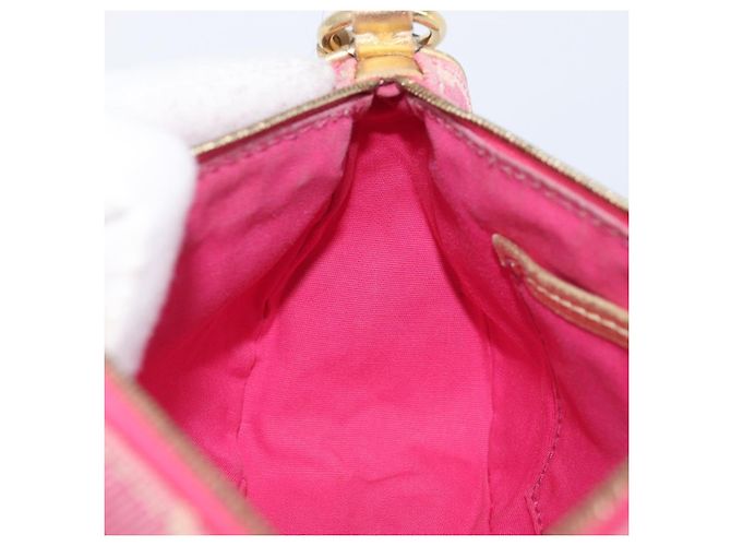 Céline CELINE Macadam Hand Bag Canvas Pink Gold Tone - vista 23
