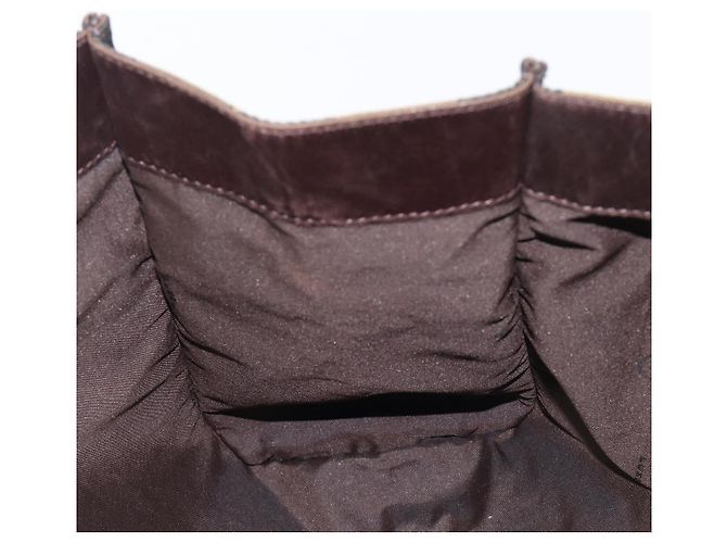 FENDI Pecan Tote Bag Canvas Black Khaki - vista 22