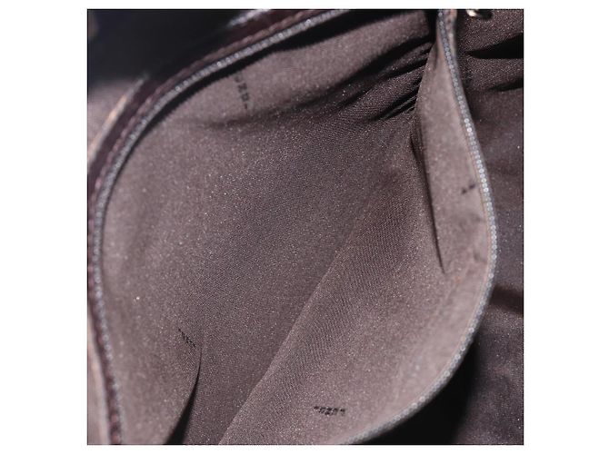 FENDI Pecan Tote Bag Canvas Black Khaki - vista 24