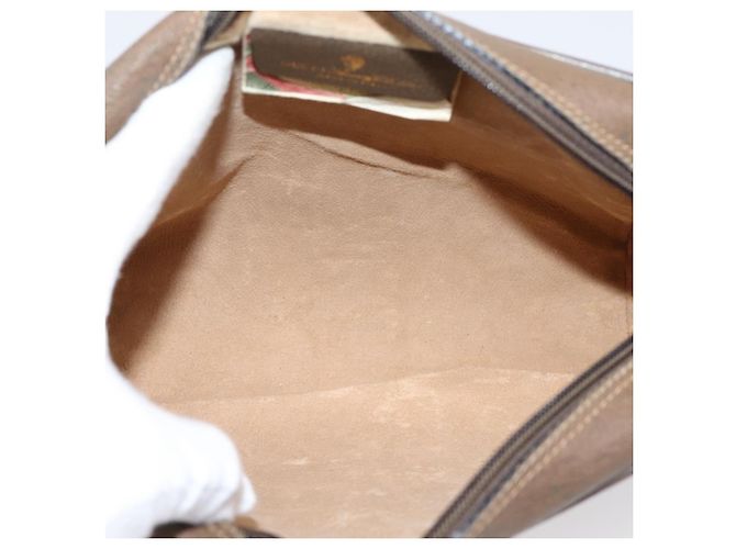 GUCCI GG Supreme Web Sherry Line Shoulder Bag PVC Beige 98 02 004 - vista 10