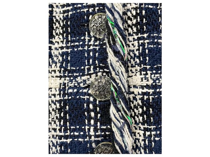 Chanel Tweed-Jacke Kariert Spring/Summer 2018 Look 16 - Ansicht 5