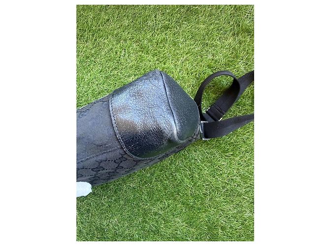 Borsa a tracolla Gucci GG Monogram in tela nera - vista 19