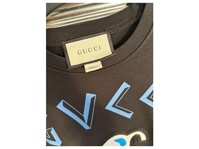 Sweatshirt Gucci Donald Duck en coton - Noir - vue 3