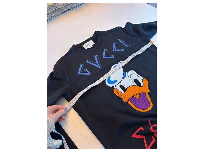 Sweatshirt Gucci Donald Duck en coton - Noir - vue 4