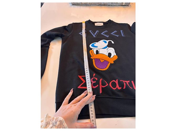 Sweatshirt Gucci Donald Duck en coton - Noir - vue 5