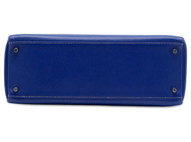 Hermès Blue Epsom Kelly II Retourne 35 - vista 3