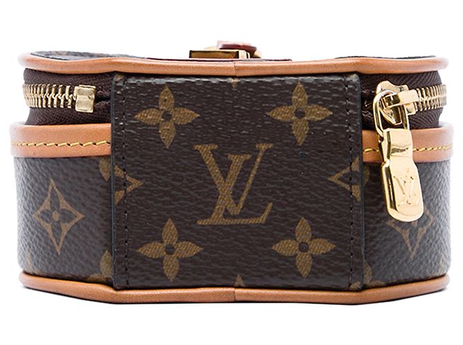 Louis Vuitton Collana Borsa Mini Boite Chapeau Monogram Brown - vista 3