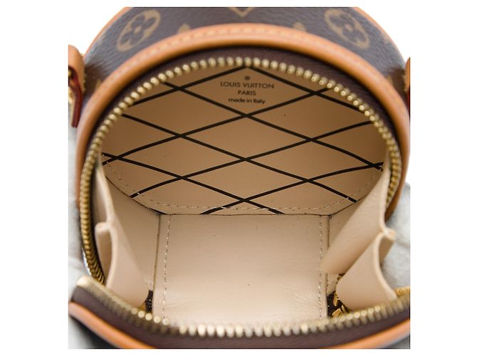 Louis Vuitton Collana Borsa Mini Boite Chapeau Monogram Brown - vista 4