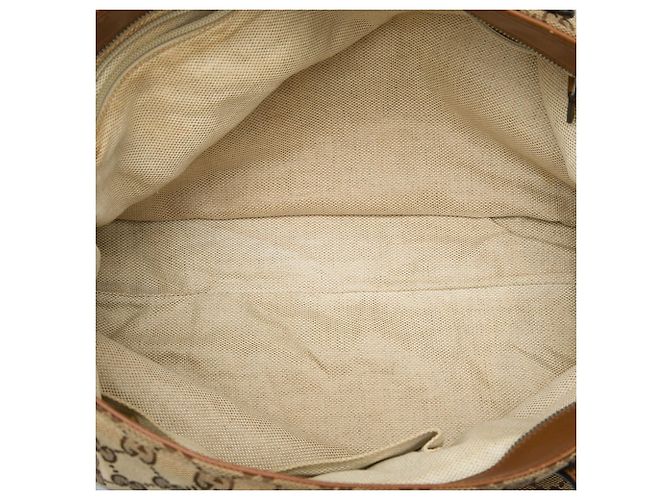 Gucci Beige GG Canvas Web Tote - Ansicht 4
