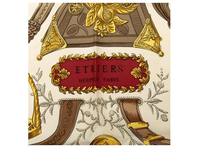 Hermès Red Etriers Seidentuch 90 - Ansicht 3