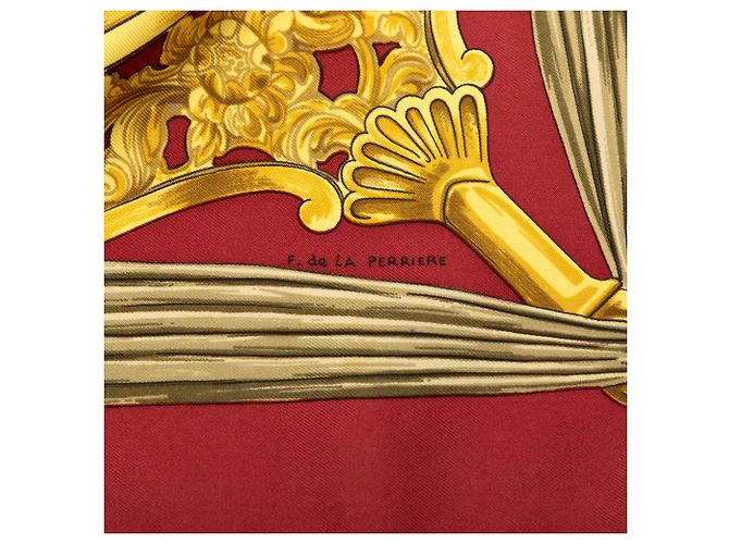 Hermès Red Etriers Seidentuch 90 - Ansicht 6