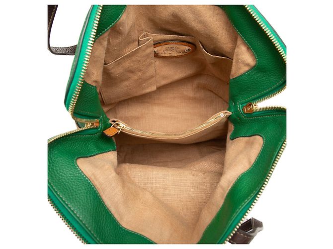 Fendi Green Medium Leather 2Bag Colorblock Tote - Ansicht 4