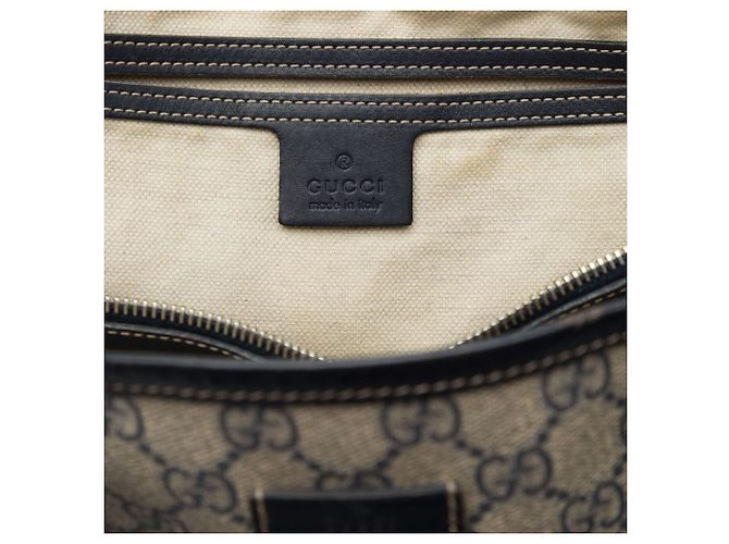 Borsa Tote Verticale Gucci Beige GG Supreme Joy - vista 5