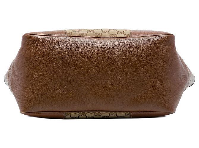 Gucci Bree Tote aus beigem GG Canvas - Ansicht 3