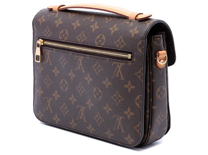Louis Vuitton Brown Monogram Pochette Metis - vista 2