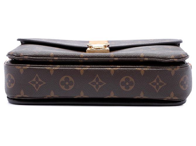Louis Vuitton Brown Monogram Pochette Metis - vista 3