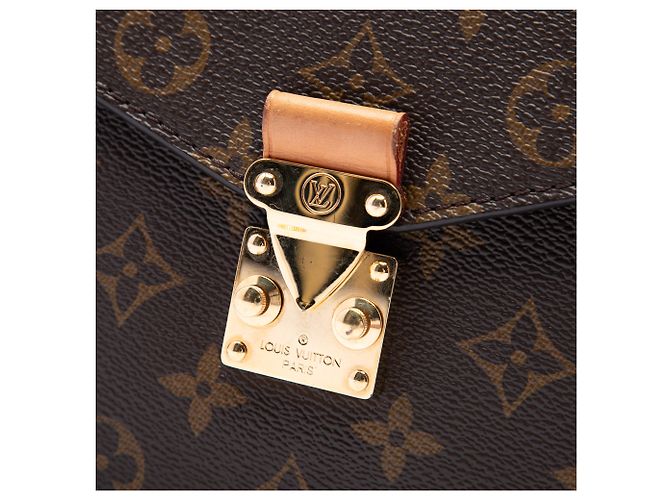 Louis Vuitton Brown Monogram Pochette Metis - vista 5