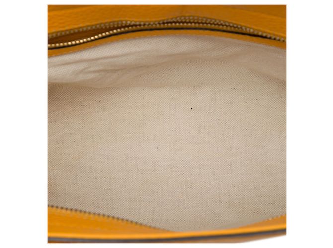 Borsa Mini Swing in pelle gialla Gucci - vista 4