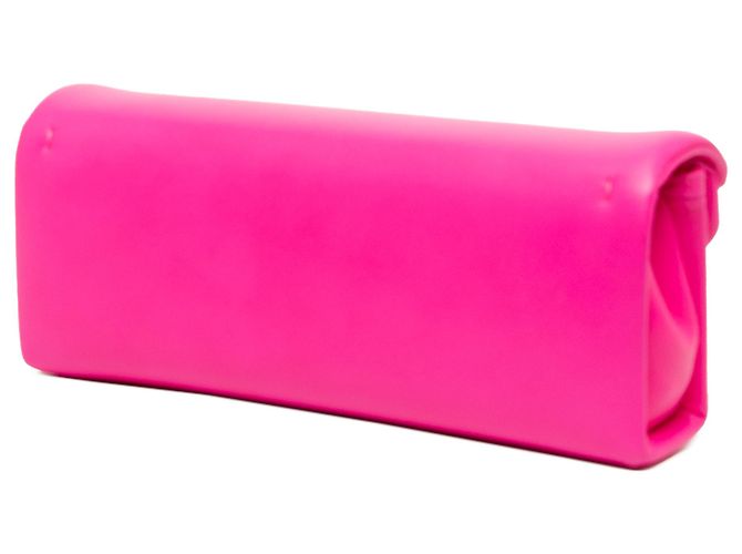 Clutch Valentino Pink Nappa One Stud con catena - vista 2