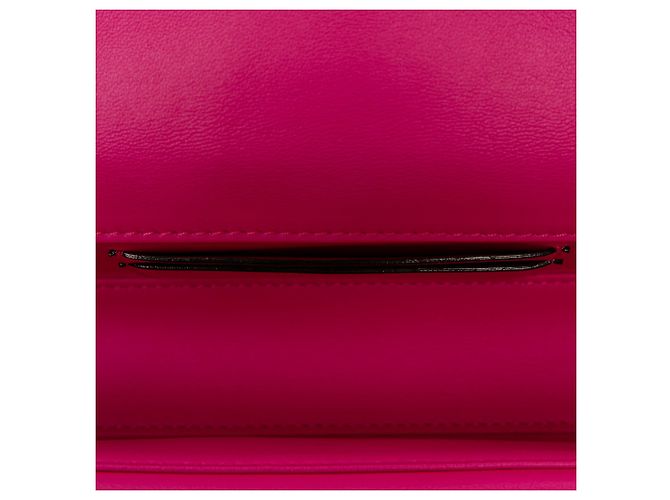 Clutch Valentino Pink Nappa One Stud con catena - vista 4