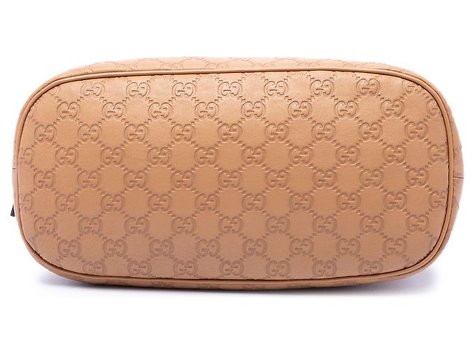 Borsa Satchel Dome Guccissima Medium Marrone Gucci - vista 3