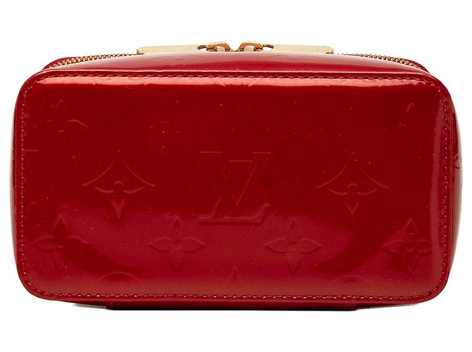 Custodia Gioielli Louis Vuitton Red Monogram Vernis - vista 3
