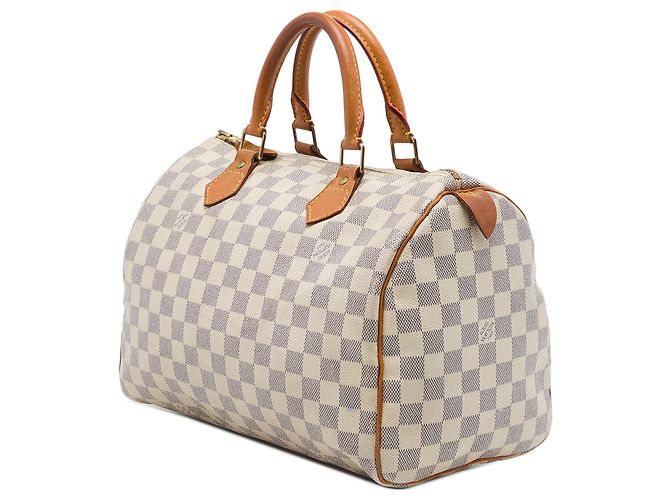 Louis Vuitton White Damier Azur Speedy 30 - vista 2