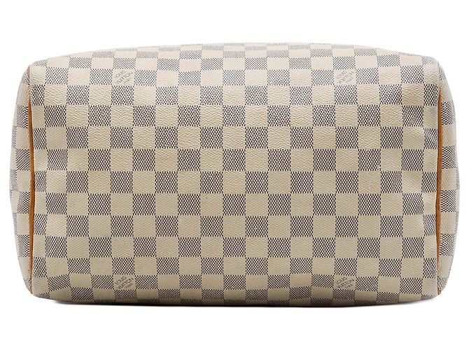Louis Vuitton White Damier Azur Speedy 30 - vista 3