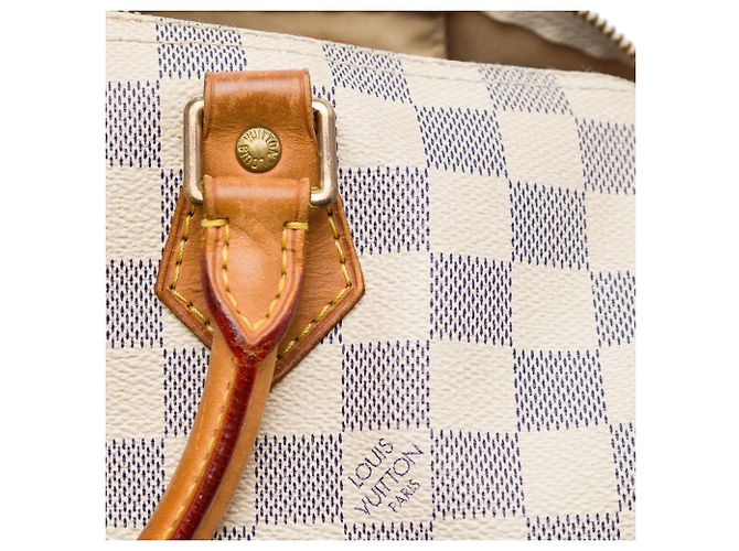 Louis Vuitton White Damier Azur Speedy 30 - vista 5