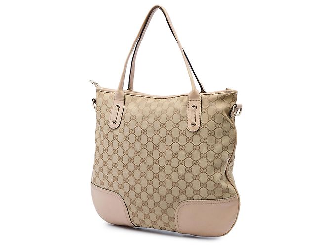 Gucci Borsa Hobo Princy Small in canvas GG beige - vista 2