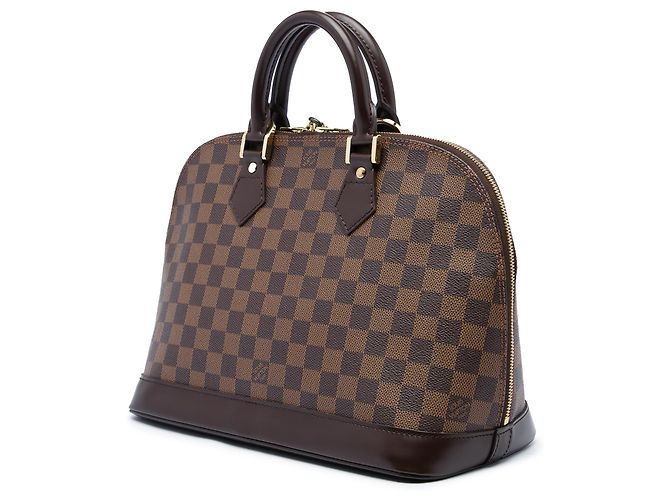 Louis Vuitton Brown Damier Ebene Alma MM - vista 2