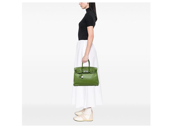 Hermès Green Swift Birkin Retourne 35 - vista 5