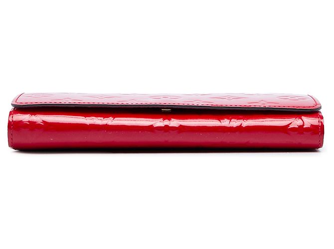 Portafoglio a catena Louis Vuitton Red Monogram Vernis - vista 3