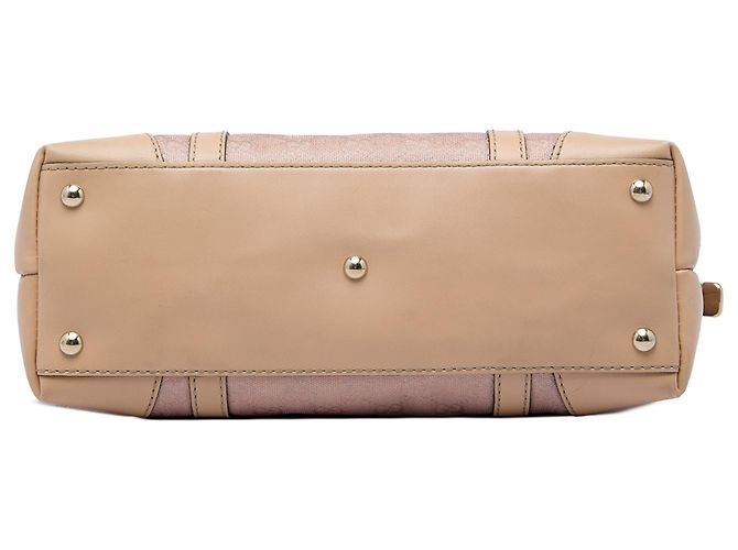 Borsa Gucci Pink GG Canvas Lovely Tote - vista 3