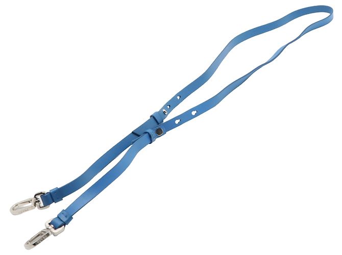 Prada Mini Borsa Crossbody Saffiano Blu con Chiusura a Vite - vista 10