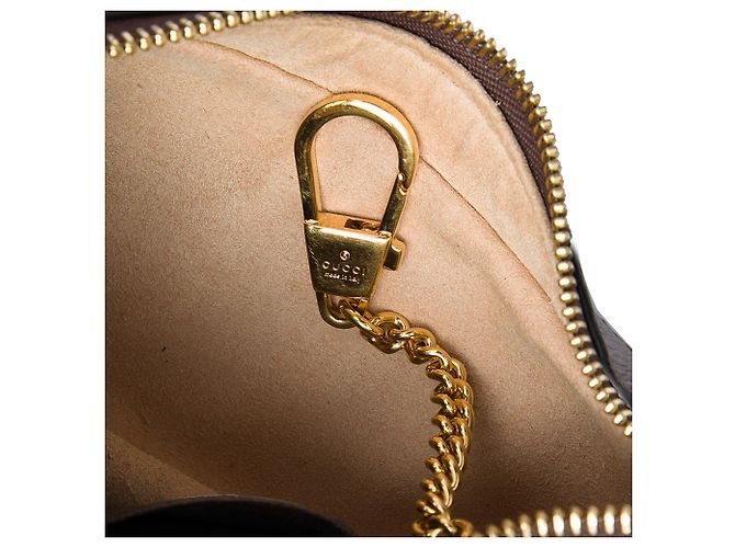 Borsa a tracolla Gucci Mini GG Supreme Web Ophidia Beige - vista 5