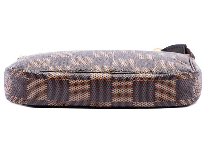 Louis Vuitton Brown Damier Ebene Mini Pochette Accessoires - vista 3