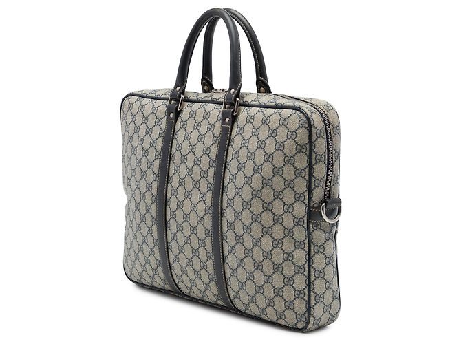 Borsa da lavoro Gucci Beige GG Supreme - vista 2