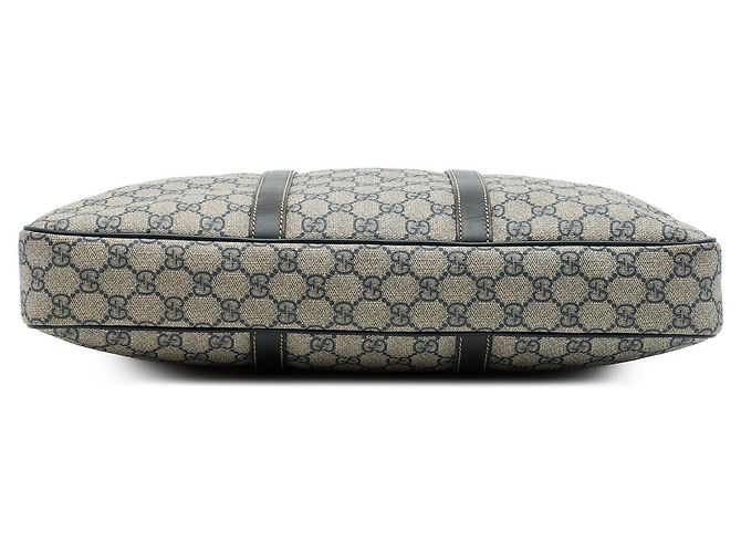 Borsa da lavoro Gucci Beige GG Supreme - vista 3