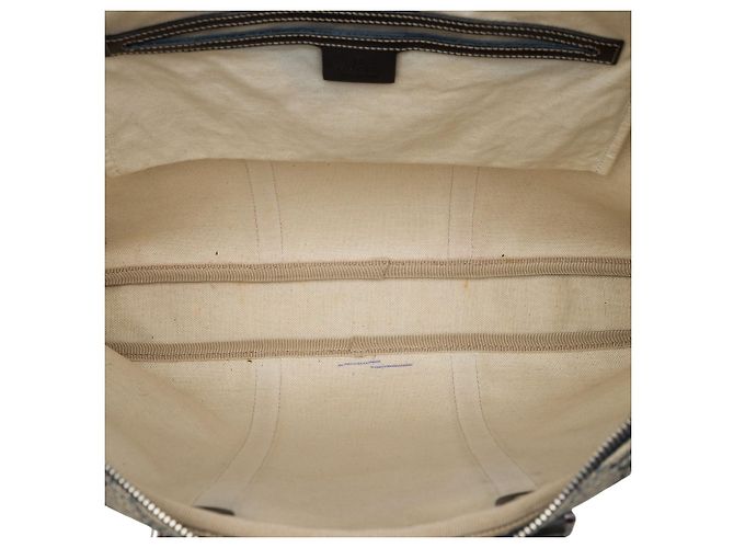 Borsa da lavoro Gucci Beige GG Supreme - vista 4